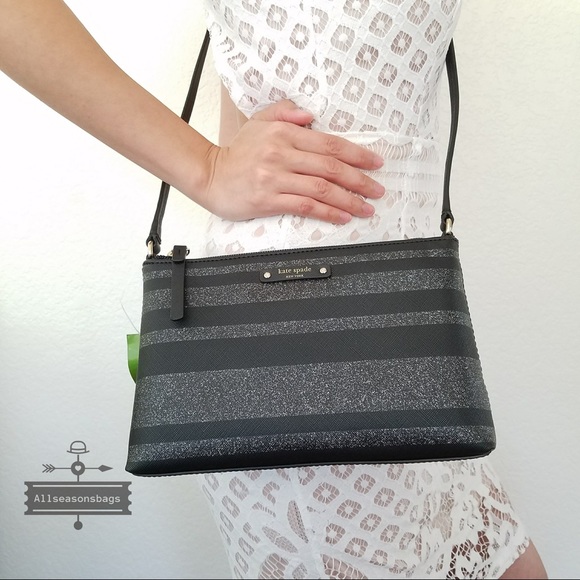 Kate spade Ramey Haven lane stripe crossbody NWT - Picture 3 of 8